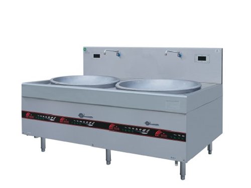 電磁雙頭中炒爐